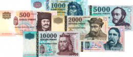 A képen a forint bankjegyei láthatóak