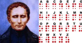 Louis Braille és írása. ^^