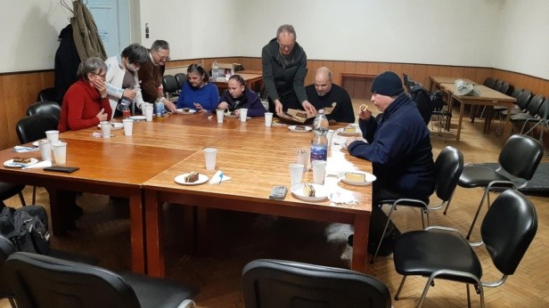 Kenderes István klubtag szakács jelmezben